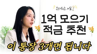 이 통장 3개면 됩니다 (1억 모으기 적금 추천 파킹통장) [부자 되는 거실 ep.13]