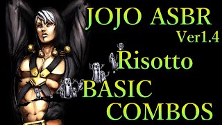 ジョジョの奇妙な冒険 ASBR リゾット 基本 コンボ【JOJO ASBR RISOTTO BASIC COMBOS Ver1.4】