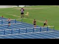 ht2. 100m hurdles women joanna stone shield qsac 3 february 2024