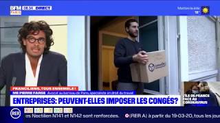 #COVID19 : Gestion des congés payés et confinement, que prévoit la loi ?