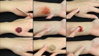 Preview \u0026 Review SFX makeup - Kryolan, Maekup Online and Grimas