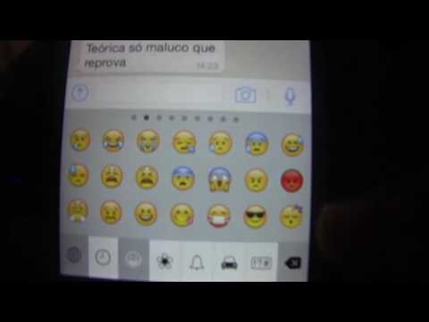 COLOCANDO EMOTICONS NO IPHONE 4 COLOCANDO EMOTICONS NO IPHONE 4
