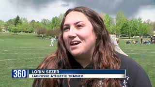 Should female lacrosse players be required to wear helmets like males?