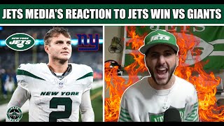 My LIVE Reaction to the Jets Comeback WIN vs the Giants! 🔥