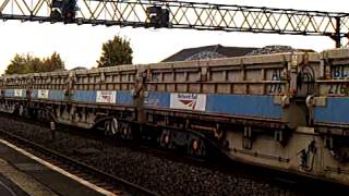 Colas 66846(66573) 6M50 07/11/13 Swindon with Black Clag