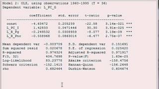 Specification Tests: Part 2 (Video 5 of 7 in the gretl Instructional Video Series)