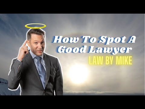 TRICKS TO RECOGNIZE A GOOD LAWYER! LawByMike #Shorts #Law #Lawyer #Tips