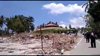 Gempa dan Tsunami Palu, Masjid Tetap Kokoh Walau Sekitarnya Rata dengan Tanah
