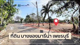 ขายที่ดินเพชรบุรี โครงการบางชองมารีน่า แปลงมุม 120 ตร.ว. ถมแล้ว