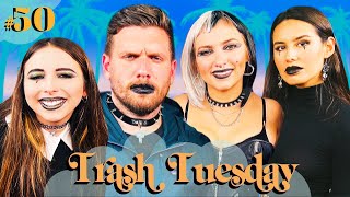 Chris Distefano Our German Goth Daddy | Ep 50 | Trash Tuesday w/ Annie & Esther & Khalyla
