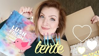 LUSH lente unboxing + ACTIE SHOTS! | Review | Vera Camilla