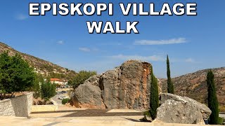 EPISKOPI VILLAGE WALK in CYPRUS * 4K (60fps)