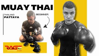 Beginner Muay Thai in Pattaya Thailand with 29 Year Old Edgar from Lithuania