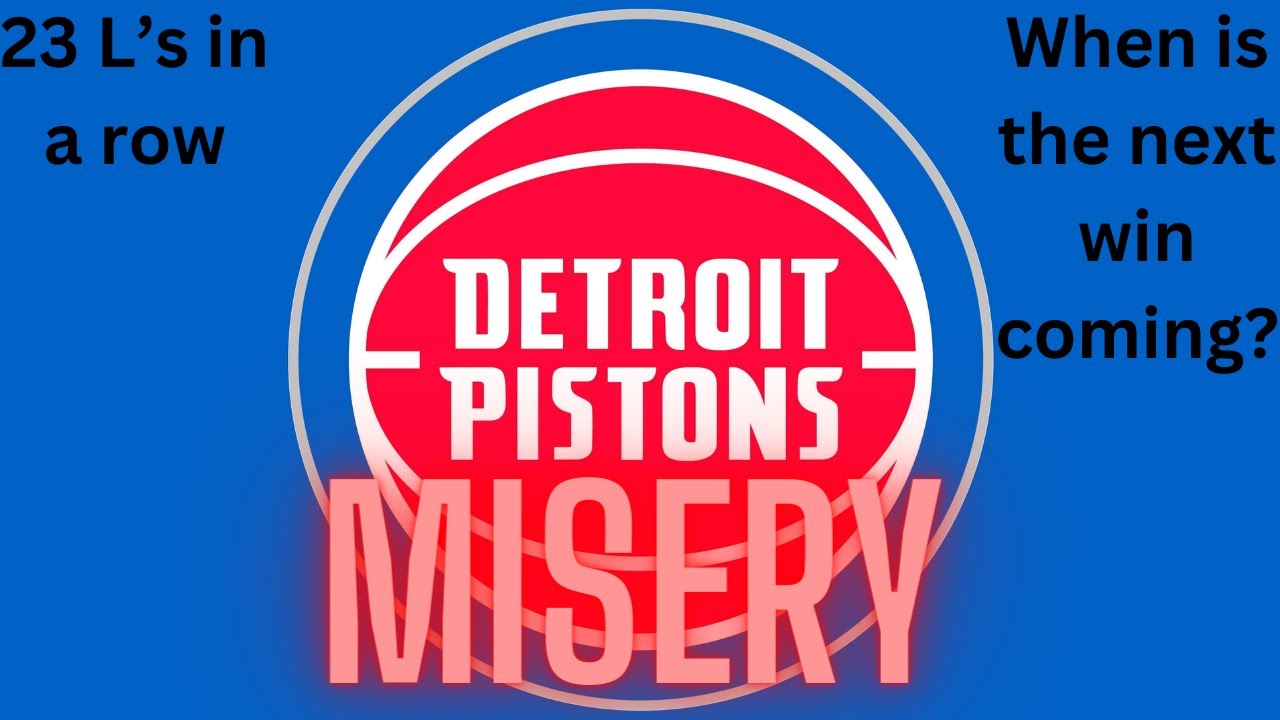 Will The Detroit Pistons Break The All-time NBA Record For Longest ...