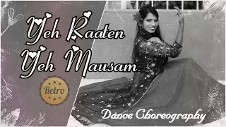 Yeh Raaten Yeh Mausam | Sitting Dance Choreography | Magical steps | Retro Style