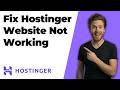 Fix Hostinger Website Not Working (2026 Easy Guide)
