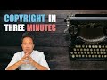 Copyright Explained in 3 Minutes