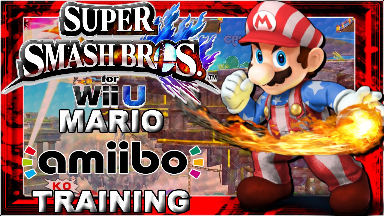 Super Smash Bros. Wii U - Mario Amiibo Training Episode 01: "Taking A ...