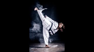 Spinning Hook Kick Tutorial 🥋Taekwondo 👊Black Belt KickGirls #👑Kings Martial arts
