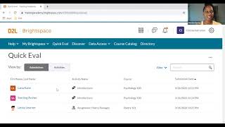 Find and prioritize student submissions quickly and easily with Brightspace