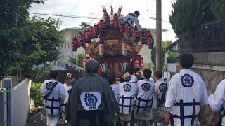 鷺ノ宮八幡神社秋祭り　北畑區地車巡行