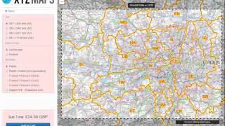 XYZ Maps - Postcode Maps