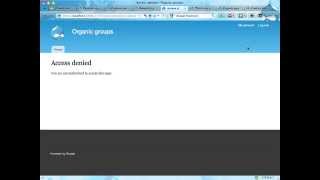 D7 Organic Groups pt 2 - Basic Setup