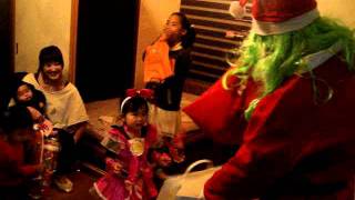 2011.12.24 sara*3歳 クリスマスパーティー サンタ登場