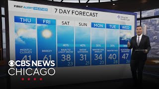 Clouds increase Wednesday night in Chicago