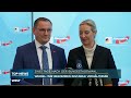 afd after the federal election tino chrupalla and alice weidel lash out at friedrich merz