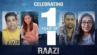 Celebrating one year of Raazi | Alia Bhatt | Vicky Kaushal | Meghna Gulzar | Karan Johar