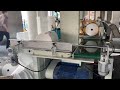 best quality non woven fabric maxi roll jumbo roll rewinding machine and automatic band saw cutter