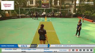 Sairaj Raiders (Ladies) vs Dr PRATEEKS Warriors (Ladies) Live Cricket Match | Evershine Cricket Lea