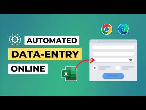 Automated Data Entry Online using Data from Excel | Auto Fill Forms using Chrome Extension