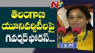 Telangana Governor Tamilisai Soundararajan To Hold Review Meeting On Universities | NTV