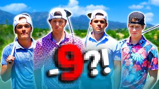 GM GOLF | Our BEST 4 Man Scramble Yet?!? | How Low Can We Score?