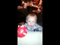 Baby excited about ball