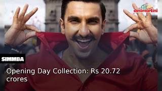 Ranveer Singh movies According To Their Opening Collection