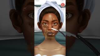 facial hair removal treatment ASMR Animation #asmr #skincareroutine #asmrartist #beauty #animation
