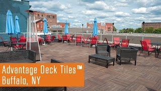 Tappo Restaurant: Advantage Ipe™ Anti-slip Deck Tiles Adorn Rooftop Deck