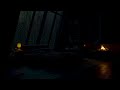 No Ads ⛈️ Forest Cabin Night Rain with Soft Thunder and Warm Fire Sounds for Sleep and Calm Focus