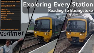 I went to EVERY railway station on the Reading - Basingstoke line! (with music)