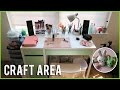 Craft Area Tour! 2016 || CoolRiceBunnies Polymer Clay