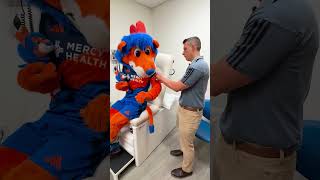 Come with Me: Gary The Lion Gets a Flu Shot
