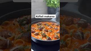 Köfteli makarna nasıl yapılır, makarna tarifi #shorts #short #makarna #makarnatarifi #asmr #mukbang