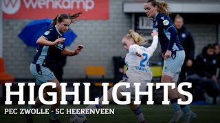 Gelijkspel in laatste minuut | PEC Zwolle Vrouwen - sc Heerenveen Vrouwen