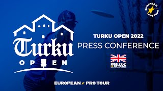 Press Conference | EPT Turku Open 2022