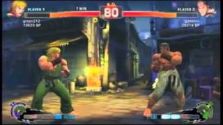 SUPER STREET FIGHTER 4 GODSGARDEN ONLINE #2 本戦 1-09