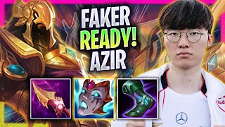 FAKER IS READY TO PLAY AZIR! - T1 Faker Plays Azir MID vs Viktor! | Season 2025