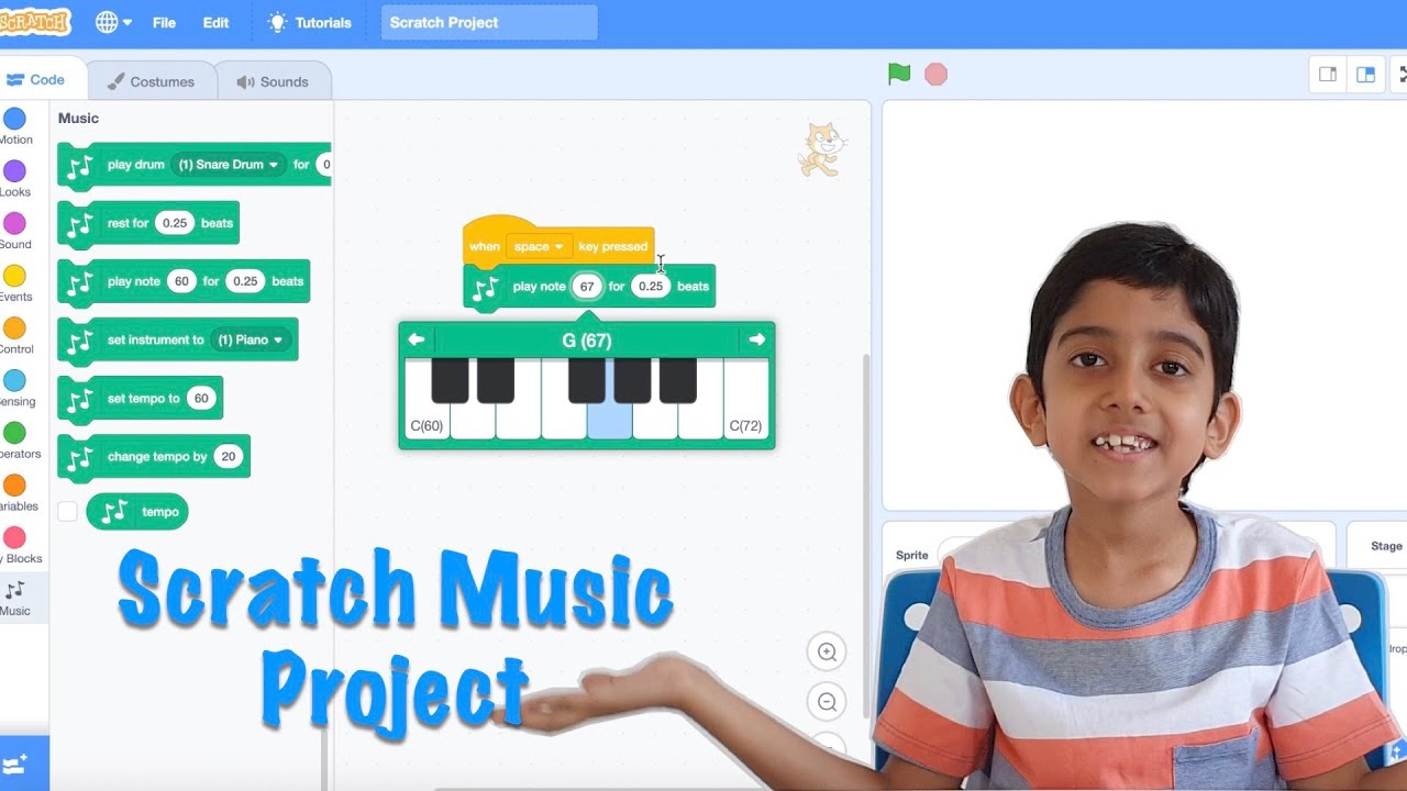 How To Make Music Using Scratch Happy Birthday Song Programmed In